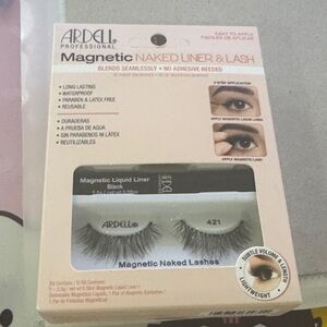 NWT Ardell Magnetic Naked Liner & Lash Kit - Black